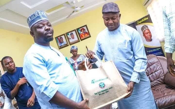 KOGI POLY RECTOR FELICITATES LOKOJA LG CHAIRMAN, HON. ABDULLAHI ADAMU ON HIS BIRTHDAY ANNIVERSARY